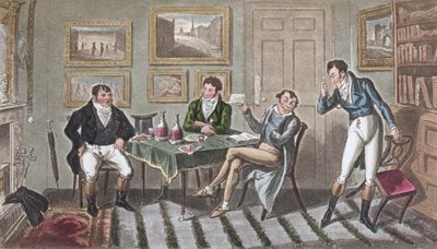 Tom et Jerry à The Albany, 1822 - Isaac, Robert and George Cruikshank